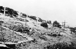Soldiers graves, Shrapnel Gully, Gallipoli, Turkey