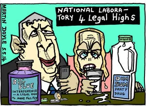 Doyle, Martin, 1956- :Testing legal highs on dumb animals. 5 May 2014