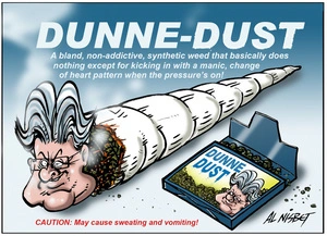 Nisbet, Alastair, 1958- :Dunne-dust. 29 April 2014