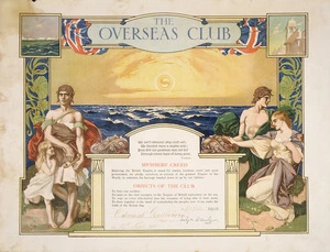 The Overseas Club :[Membership certificate for Edmund Goodbehere]. 13 Sept. 1911.