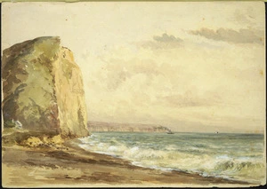 [Barraud, Charles Decimus], 1822-1897 :[The Bluff Cliff, Napier. 1860s?]