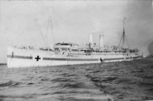 SS Maheno as hospital ship
