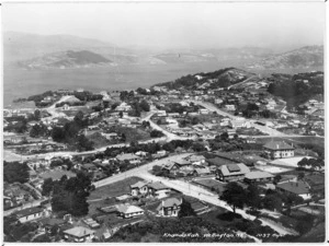 Overlooking the suburb of Khandallah, Wellington