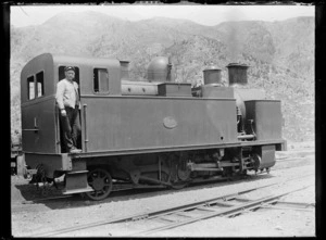 H class steam locomotive, NZR 203, 0-4-2T type, designed for use on the Rimutaka Incline.