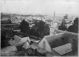 View over Napier, with St Paul's Presbyterian Church on right