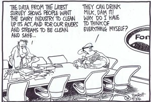 Scott, Thomas, 1947- :"The data from the latest survey shows people want the dairy industry to clean up its act." 19 March 2014