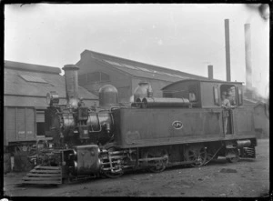 Fa class steam locomotive, NZR 376, 0-6-2T type.