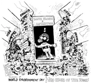 Heath, Eric Walmsley 1923- :World Environment Day. The choice of the week! South Pacific and Antarctica. [Dominion, 7 June 1975]