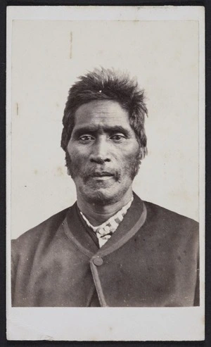 Webster, Hartley (Auckland) fl 1852-1900 :Portrait of Wiremu Tamihana