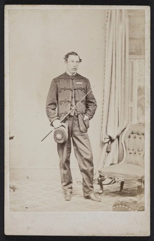 Webster, Hartley (Auckland) fl 1852-1900 :Portrait of Sir J D Baker