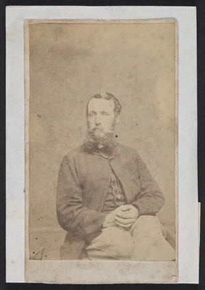Webster, Hartley (Auckland) fl 1852-1900 :Portrait of William Gilbert Mair