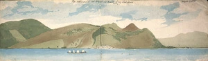 [Ashworth, Edward] 1814-1896 :The settlement at Waikato heads, New Zealand. Looking S. [1843]