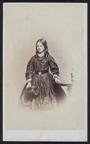 Webster, Hartley (Auckland) fl 1852-1900 :Portrait of Blanche Harley
