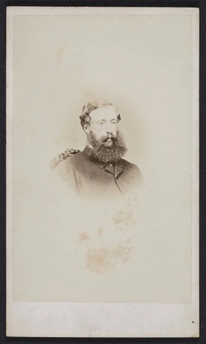 Webster, Hartley (Auckland) fl 1852-1900 :Portrait of Captain Gower, 65th Regiment