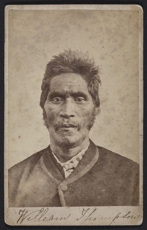 Webster, Hartley (Auckland) fl 1852-1900 :Portrait of Wiremu Tamihana d 1866