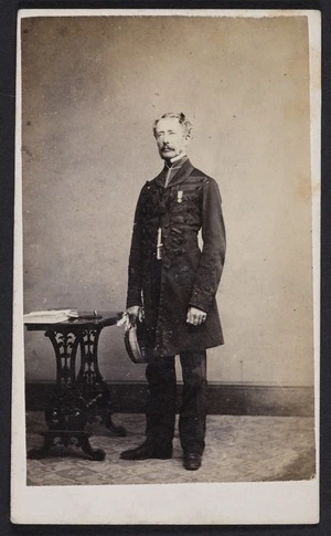 Webster, Hartley (Auckland) fl 1852-1900 :Portrait of Col T R Mould