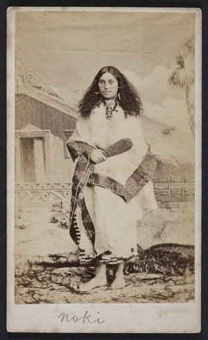Webster, Hartley (Taranaki) fl 1852-1900 :Portrait of Moki