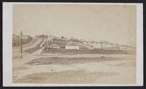 Webster, Hartley (Auckland) fl 1852-1900 :Photograph of Karangahape Road Cemetery Auckland