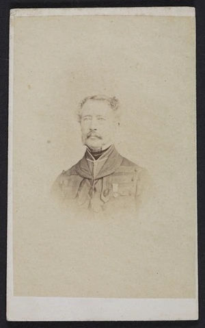 Webster, Hartley (Auckland) fl 1852-1900 :Portrait of unidentified man