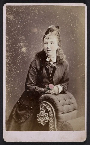 Wherrett, Charles B (Hobart) fl 1862-1900 :Portrait of unidentified woman
