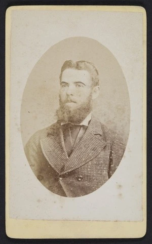 Wherrett, Charles B (Hobart) fl 1862-1900 :Portrait of unidentified man