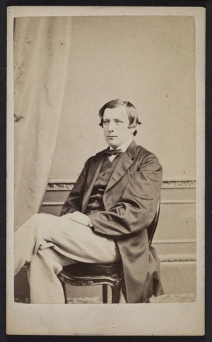 Wrigglesworth, J D (Wellington) fl 1863-1900 :Portrait The Hon. William Rolleston, 1831-1903, Native Minister and Minister for Lands