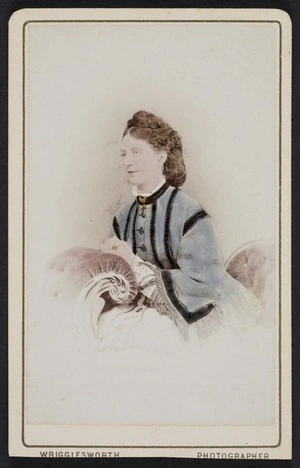 Wrigglesworth, James Dacie, 1836-1906: Portrait of unidentified woman