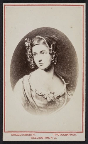 Wrigglesworth, J D (Wellington) fl 1863-1900 :Portrait of unidentified lady