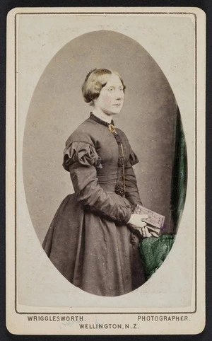 Wrigglesworth, J D (Wellington) fl 1863-1900 :Portrait of Mrs G Hunter