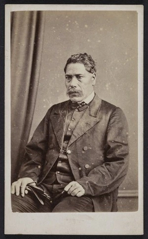 Wrigglesworth, J D (Wellington) fl 1863-1900 :Portrait of Tareha Te Moananui