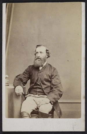 Wrigglesworth, J D (Wellington) fl 1863-1900 :Portrait of unidentified man
