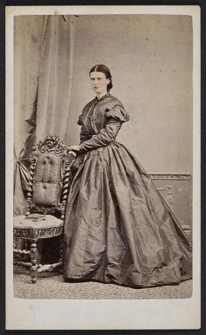 Wrigglesworth, J D (Wellington) fl 1863-1900 :Portrait of unidentified woman