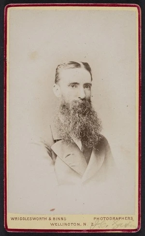Wrigglesworth & Binns (Wellington ) fl 1874-1900 :Portrait of J C Gavin