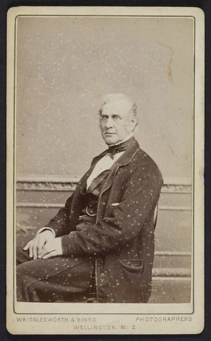 Wrigglesworth & Binns (Wellington) fl 1874-1900 :Portrait of Henry Shafto Harrison