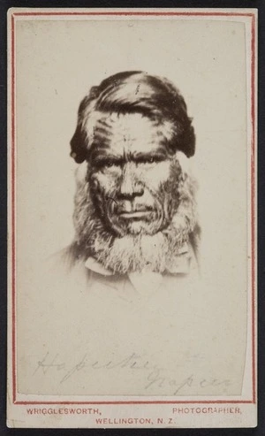 Wrigglesworth, James Dacie, 1836-1906 : Photograph of Te Hapuku