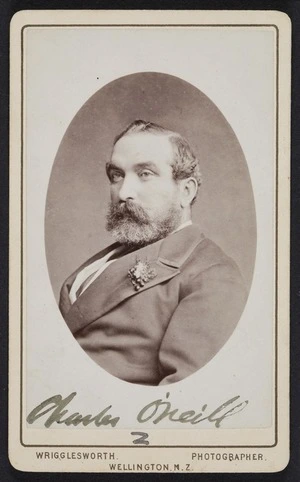 Wrigglesworth, James Dacie, 1836-1906 : Portrait of Charles O'Neill