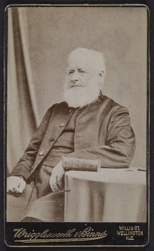 Wrigglesworth & Binns (Wellington) fl 1874-1900 :Portrait of William Williams