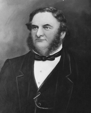 Photograph of a painting of William Barbour Wilson, first Mayor of Christchurch