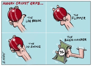 Nisbet, Alastair, 1958- :Modern cricket grips. 22 May 2014