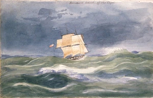 Homeward bound off the Cape, Aug 1842