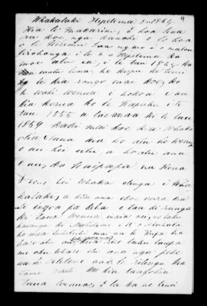 Letter from Pehimana Kaha to McLean