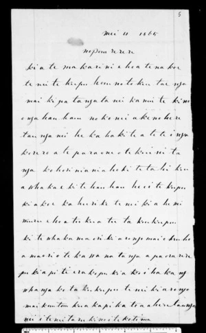 Letter from Kerei Teota to McLean