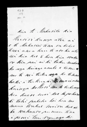 Undated letter from Paora Ropiha to McLean