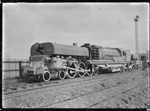 G class steam locomotive, NZR 98, 4-6-2+2-6-4 type.