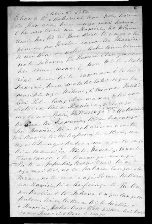 Letter from Te Tahana and others to McLean and George Grey
