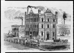 Artist unknown :Thomson & Co, Crawford Street, drink manufacturers, established 1866. [1890]