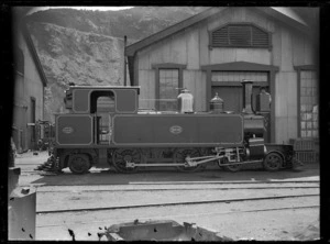 L Class (Rebuilt) steam locomotive, NZR 206, 4-4-2T type.