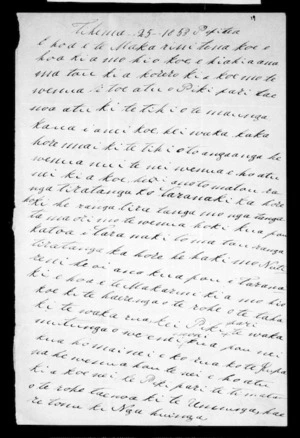 Letter from Wiparaua, Piripi Toheroa, Heremaia Te Matenga to McLean