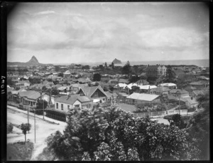 Overlooking houses, New Plymouth