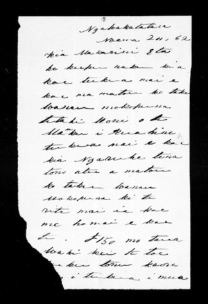 Letter from Roka Porote to McLean